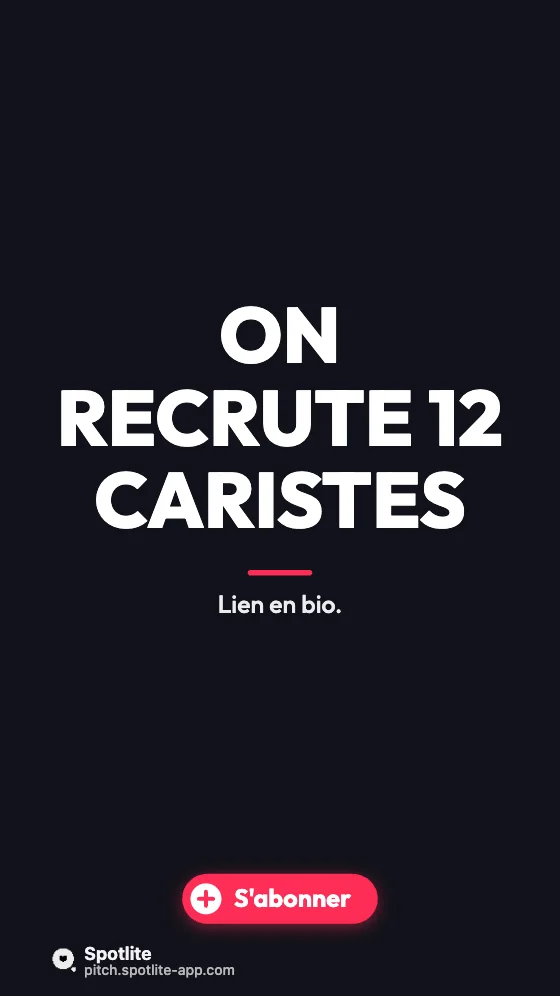Témoignage de salarié — slide 5 : On recrute 12 caristes