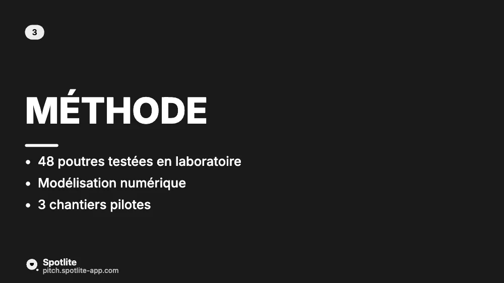 Soutenance de thèse — slide 4 : Méthode