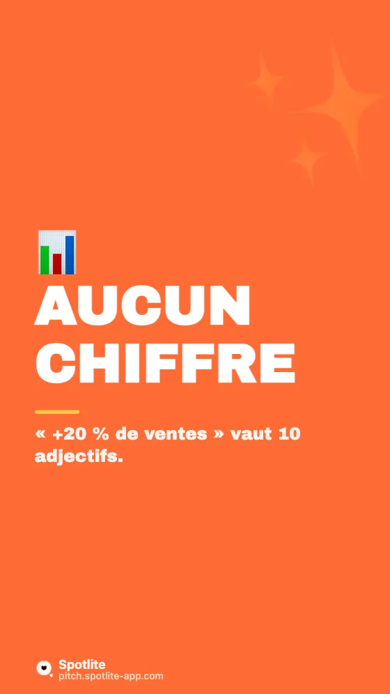 Erreurs de CV — slide 6 : Aucun chiffre