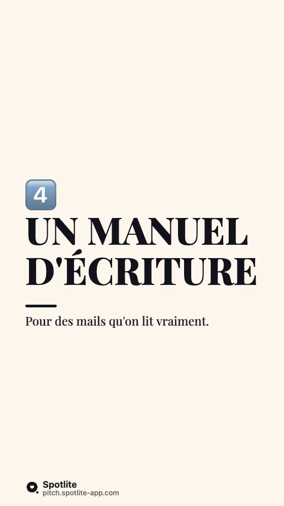 5 livres à lire — slide 5 : Un manuel d'écriture
