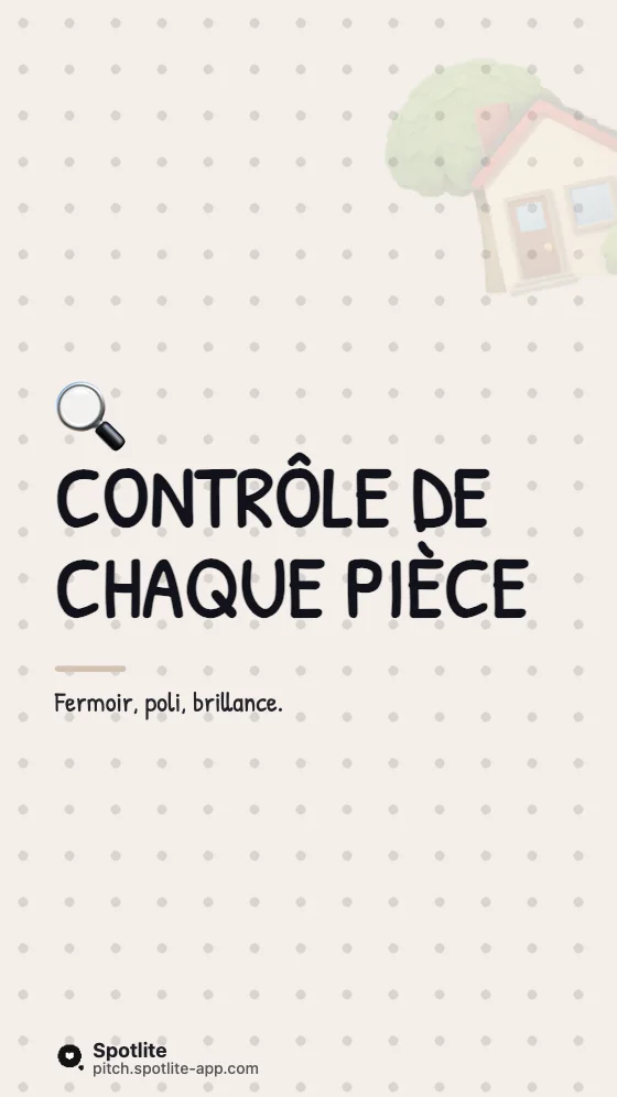 Préparation de commande — slide 3 : Contrôle de chaque pièce