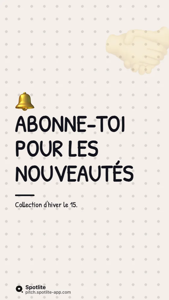Préparation de commande — slide 6 : Abonne-toi pour les nouveautés