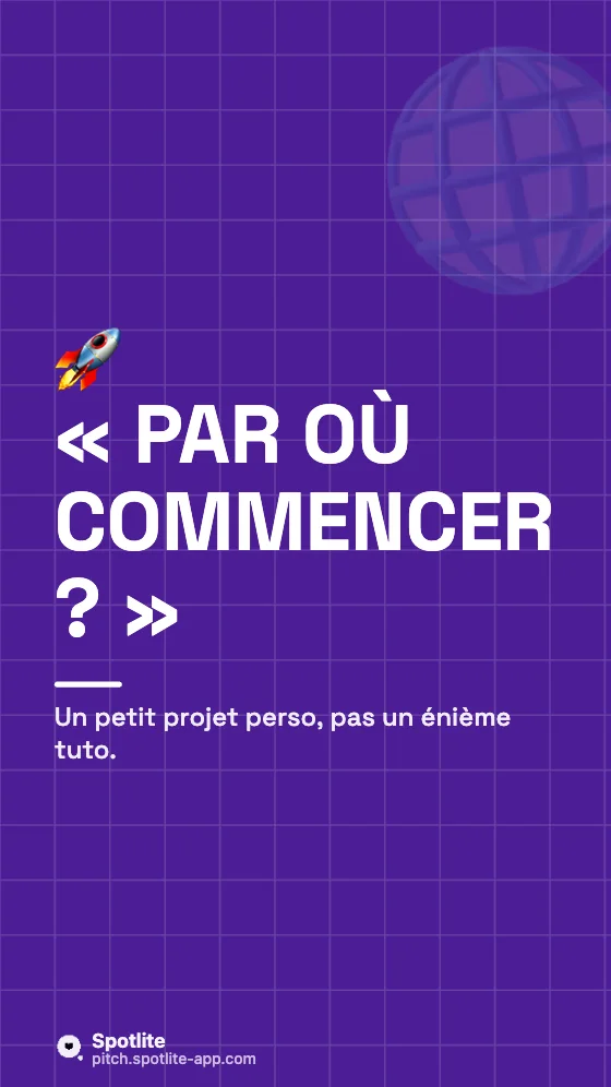 Questions / réponses — slide 5 : « Par où commencer ? »